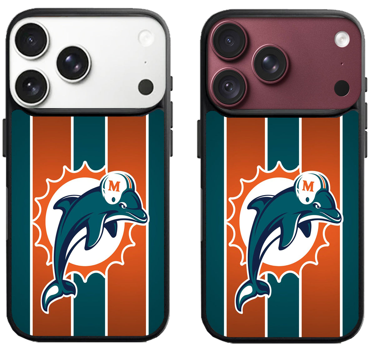 Miami Dolphins Stripe iPhone 18 Pro | 18 Pro Max Case