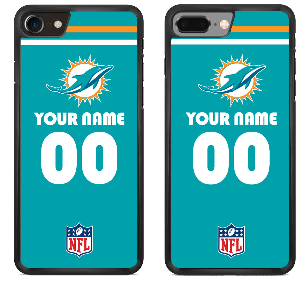 Custom Personalized Miami Dolphins NFL iPhone 8 | 8 Plus Case