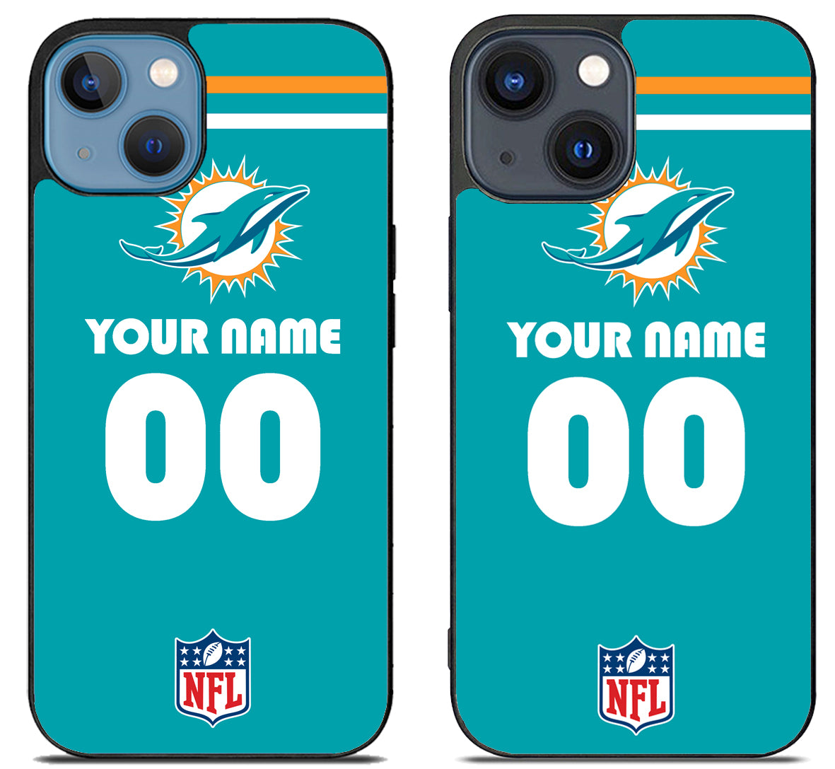 Custom Personalized Miami Dolphins NFL iPhone 15 | iPhone 15 Plus Case