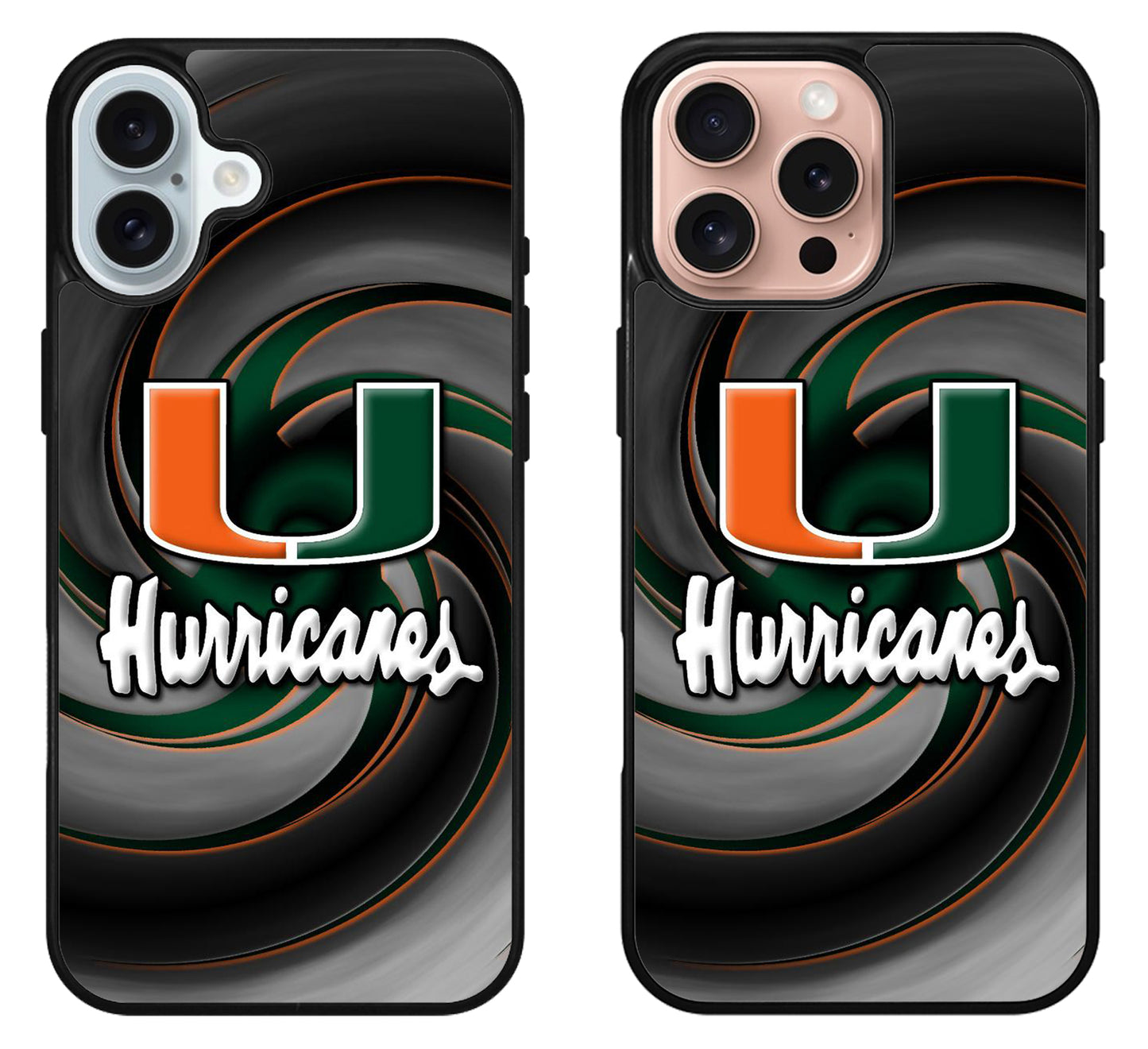 Miami Hurricanes Colorfull iPhone 16 | 16 Plus | 16 Pro | 16 Pro Max Case