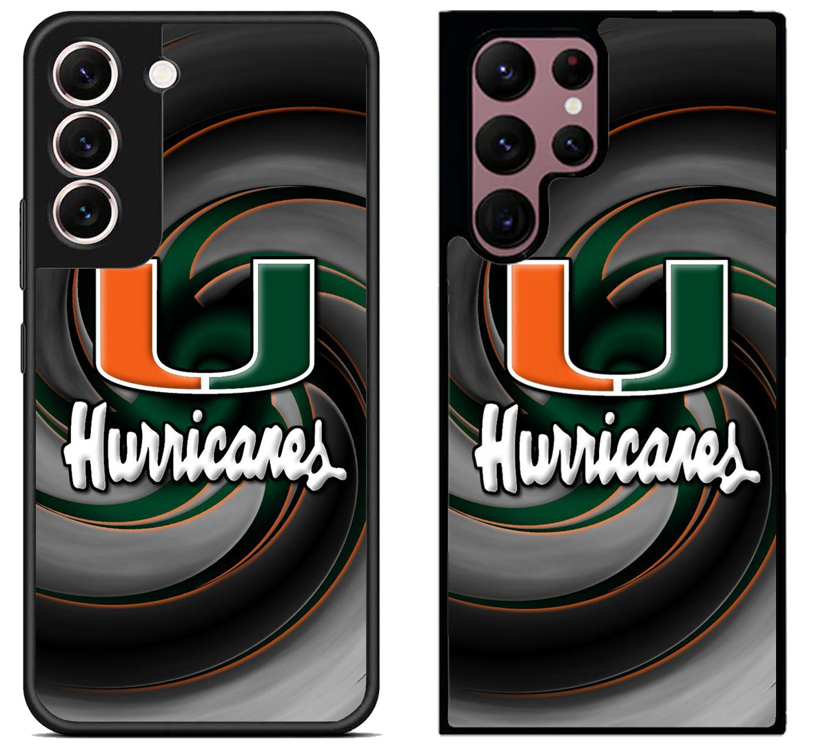 Miami Hurricanes Logo Samsung Galaxy S22 | S22+ | S22 Ultra Case
