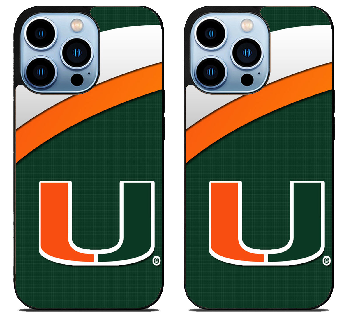 Miami Hurricanes Style iPhone 15 Pro | iPhone 15 Pro Max Case
