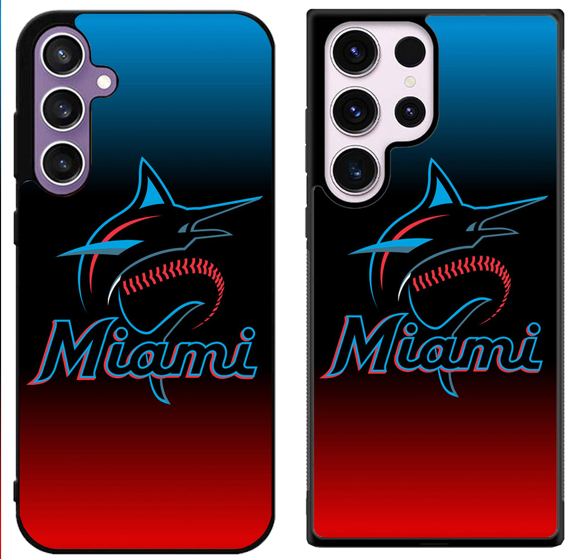 Miami Marlins Color Stylish Samsung Galaxy S24 | S24+ | S24 Ultra Case