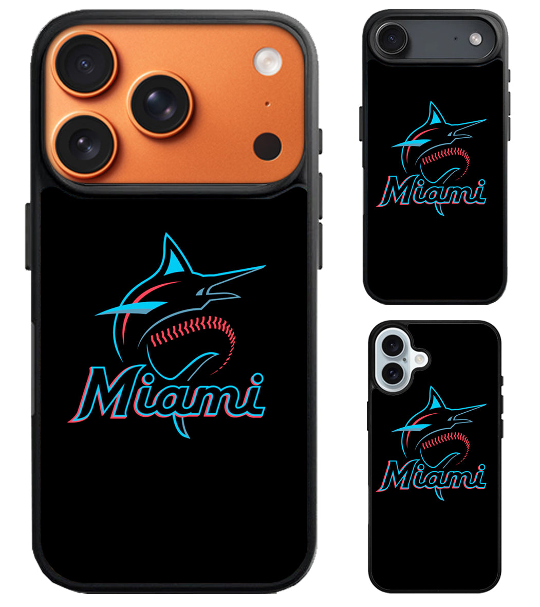 Miami Marlins Cool iPhone Air | iPhone 17 | 17 Pro | 17 Pro Max Case