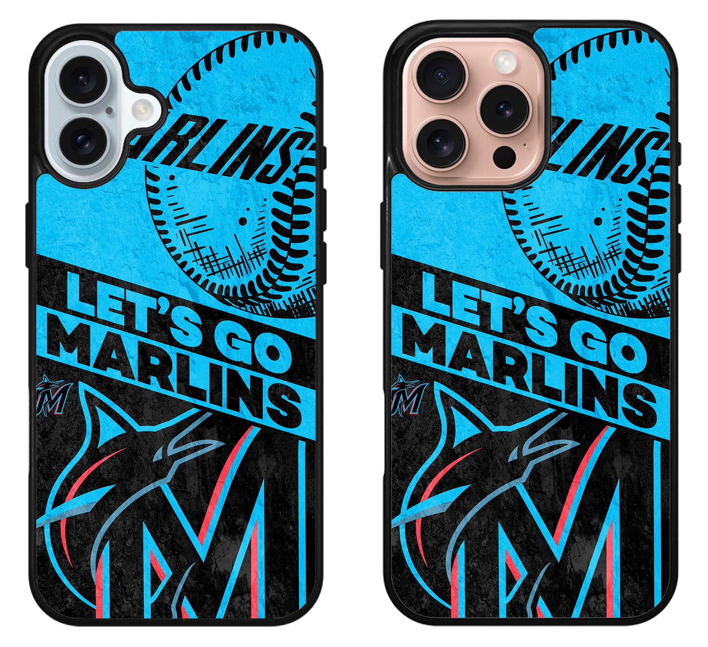 Miami Marlins Lest Go iPhone 16 | 16 Plus | 16 Pro | 16 Pro Max Case