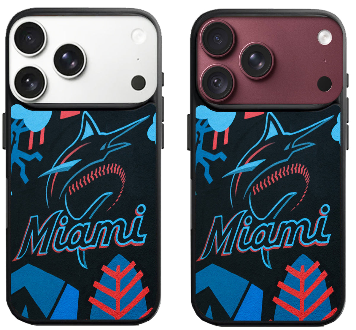 Miami Marlins Logo iPhone 18 Pro | 18 Pro Max Case