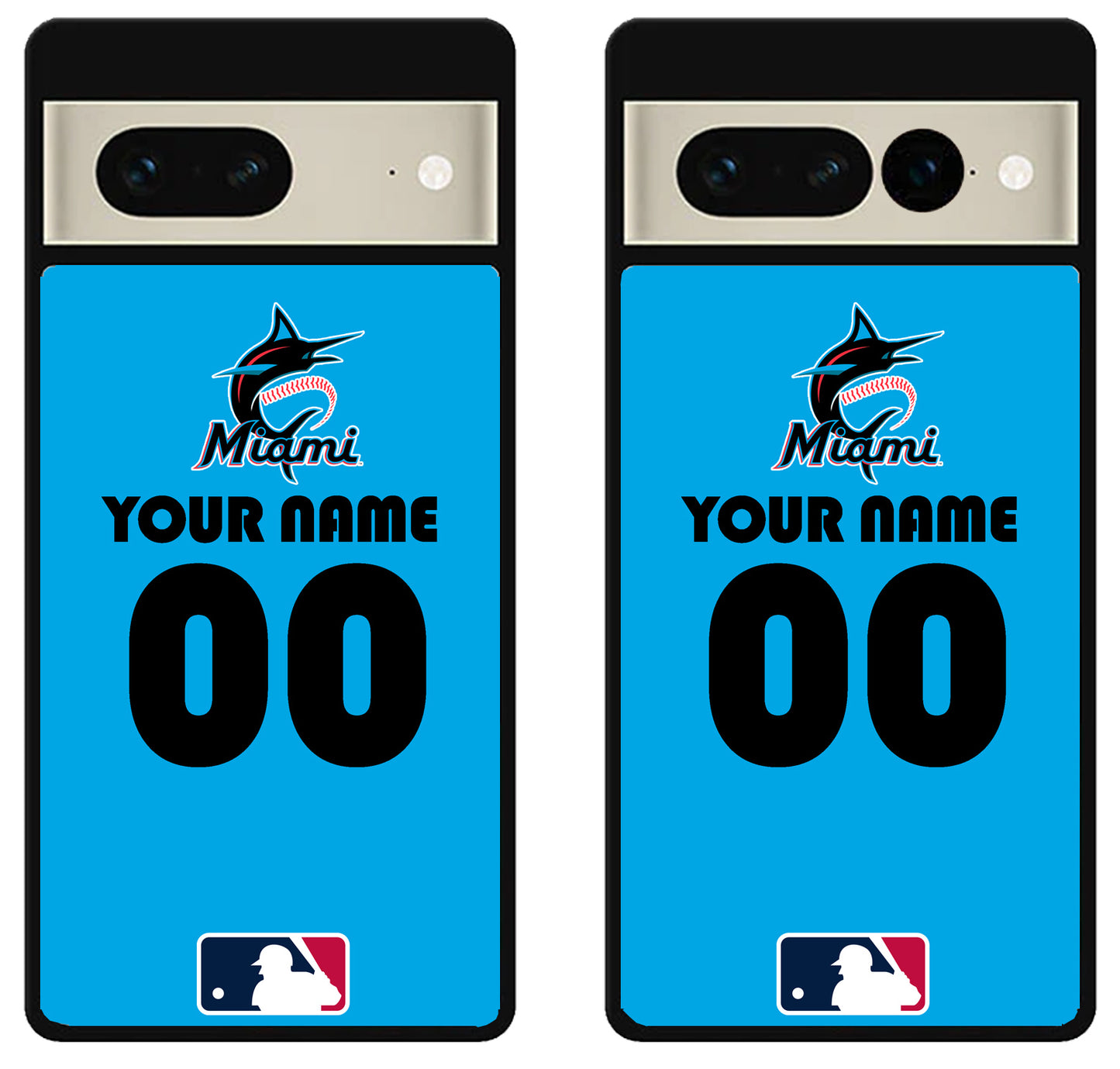 Custom Personalized Miami Marlins MLB Google Pixel 7 | 7 Pro Case