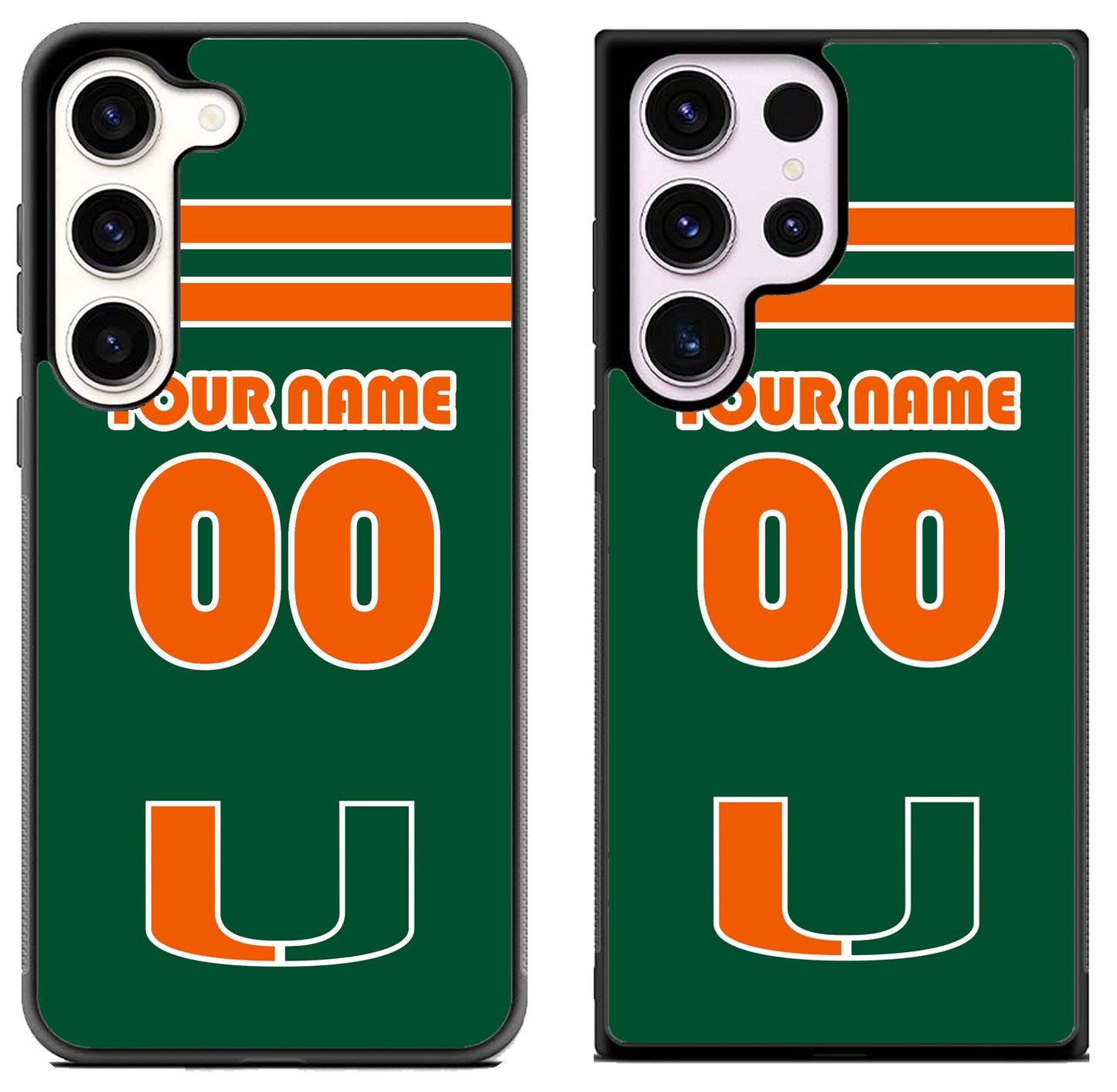 Custom Personalized Miami hurricanes Samsung Galaxy S23 | S23+ | S23 Ultra Case