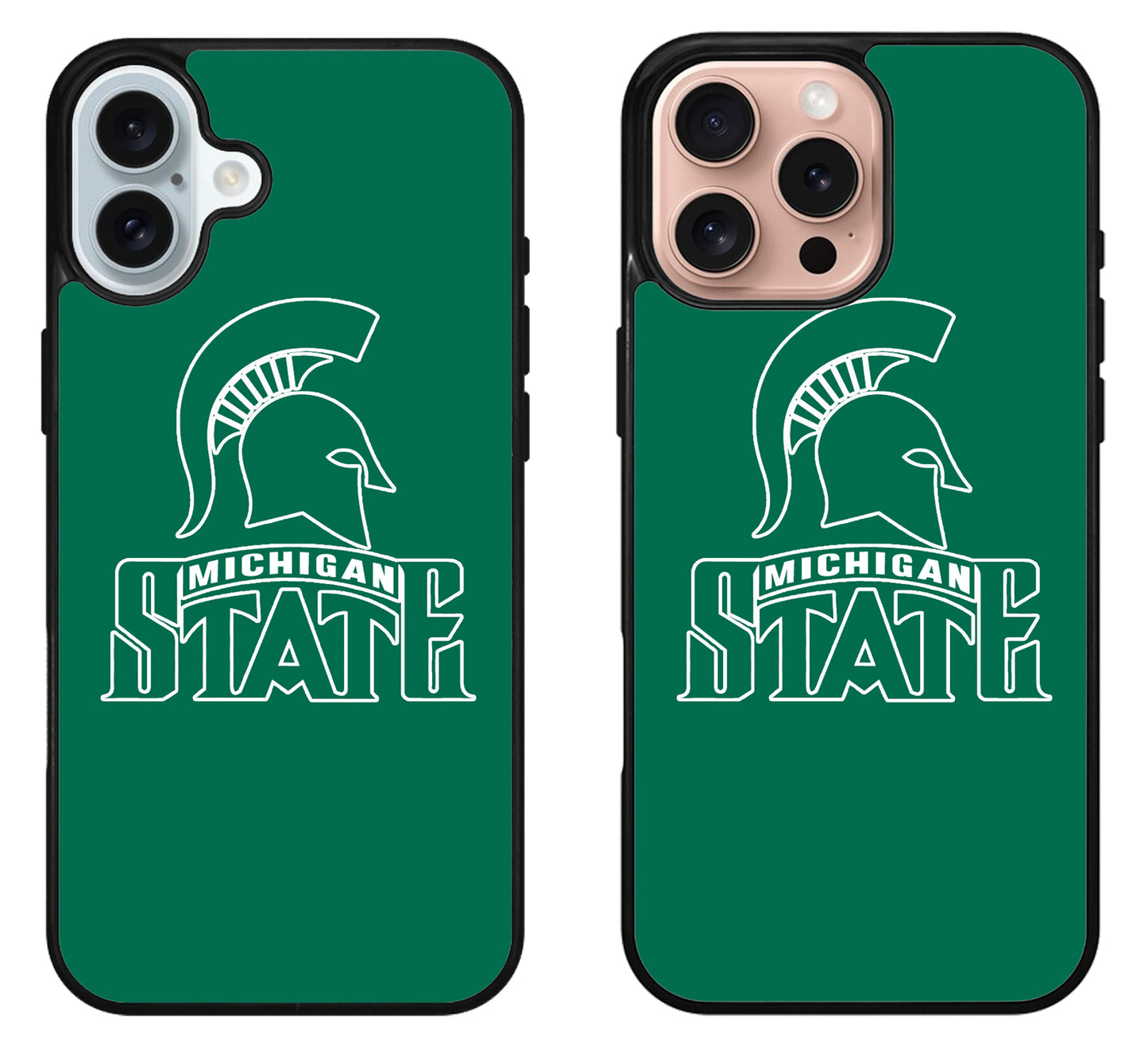 Michigan State Spartans Logo iPhone 16 | 16 Plus | 16 Pro | 16 Pro Max Case