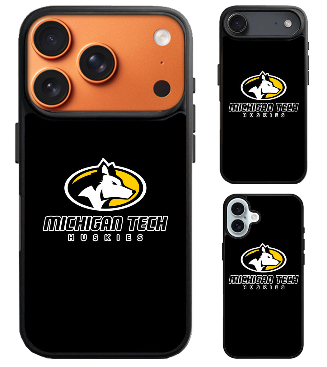 Michigan Tech Huskies Logo iPhone Air | iPhone 17 | 17 Pro | 17 Pro Max Case