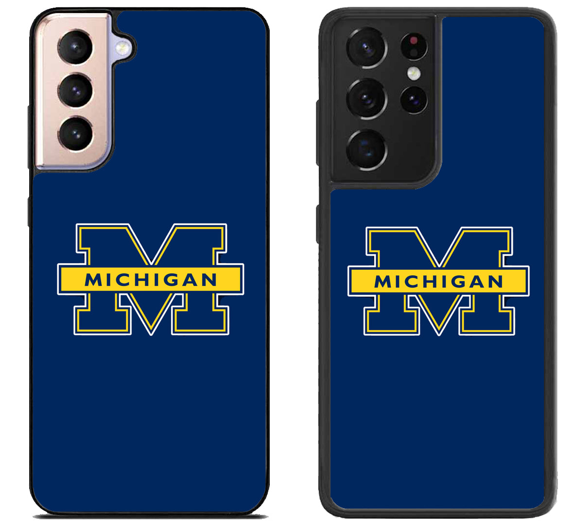 Michigan Wolverines Blue Samsung Galaxy S21 | S21 FE | S21+ | S21 Ultra Case