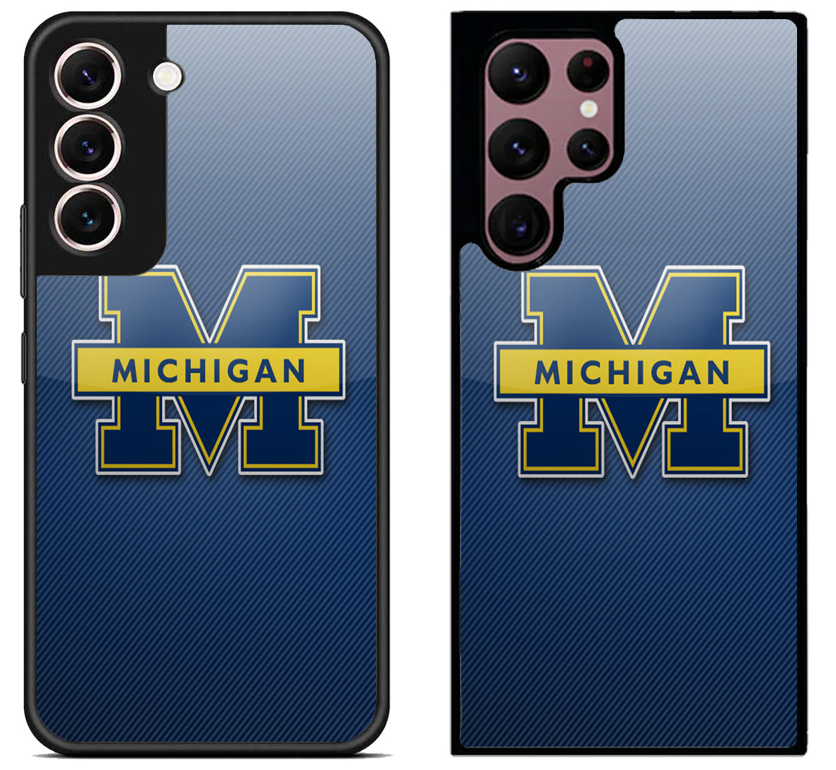 Michigan Wolverines Logo Samsung Galaxy S22 | S22+ | S22 Ultra Case