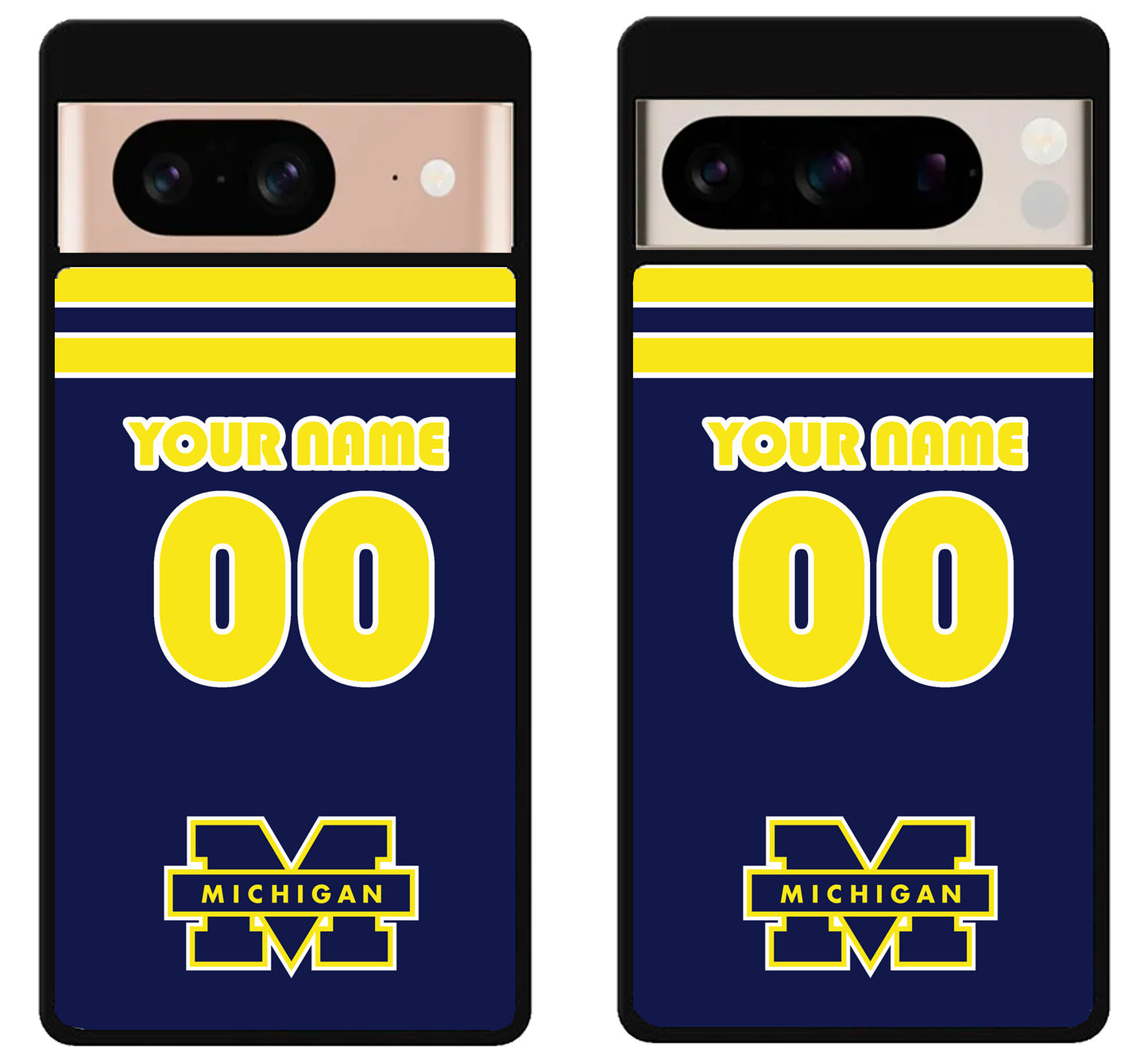 Custom Personalized Michigan Wolverines Google Pixel 8 | 8 Pro Case