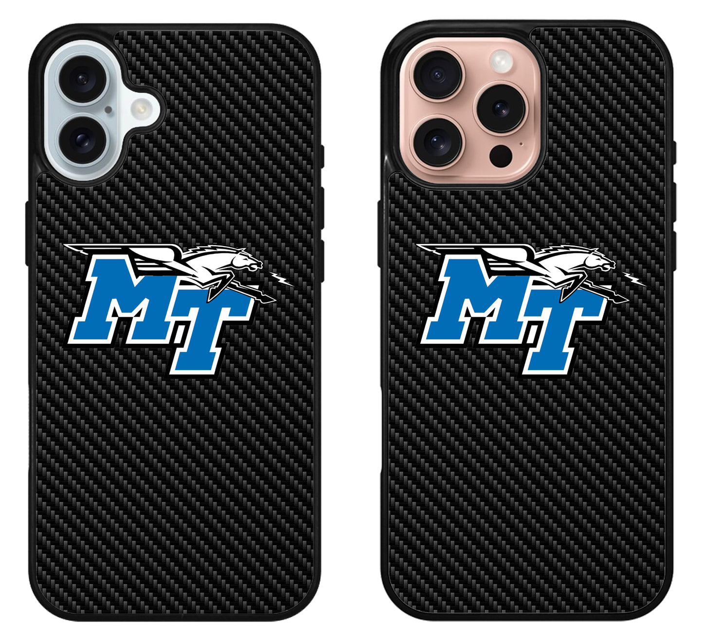 Middle Tennessee Blue Raiders Carbon iPhone 16 | 16 Plus | 16 Pro | 16 Pro Max Case