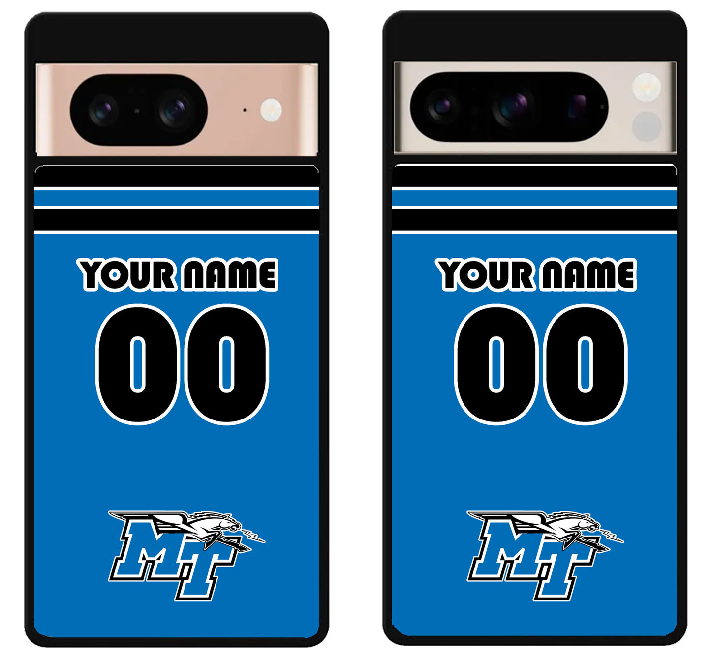 Custom Personalized Middle Tennessee Blue Raiders Google Pixel 8 | 8 Pro Case