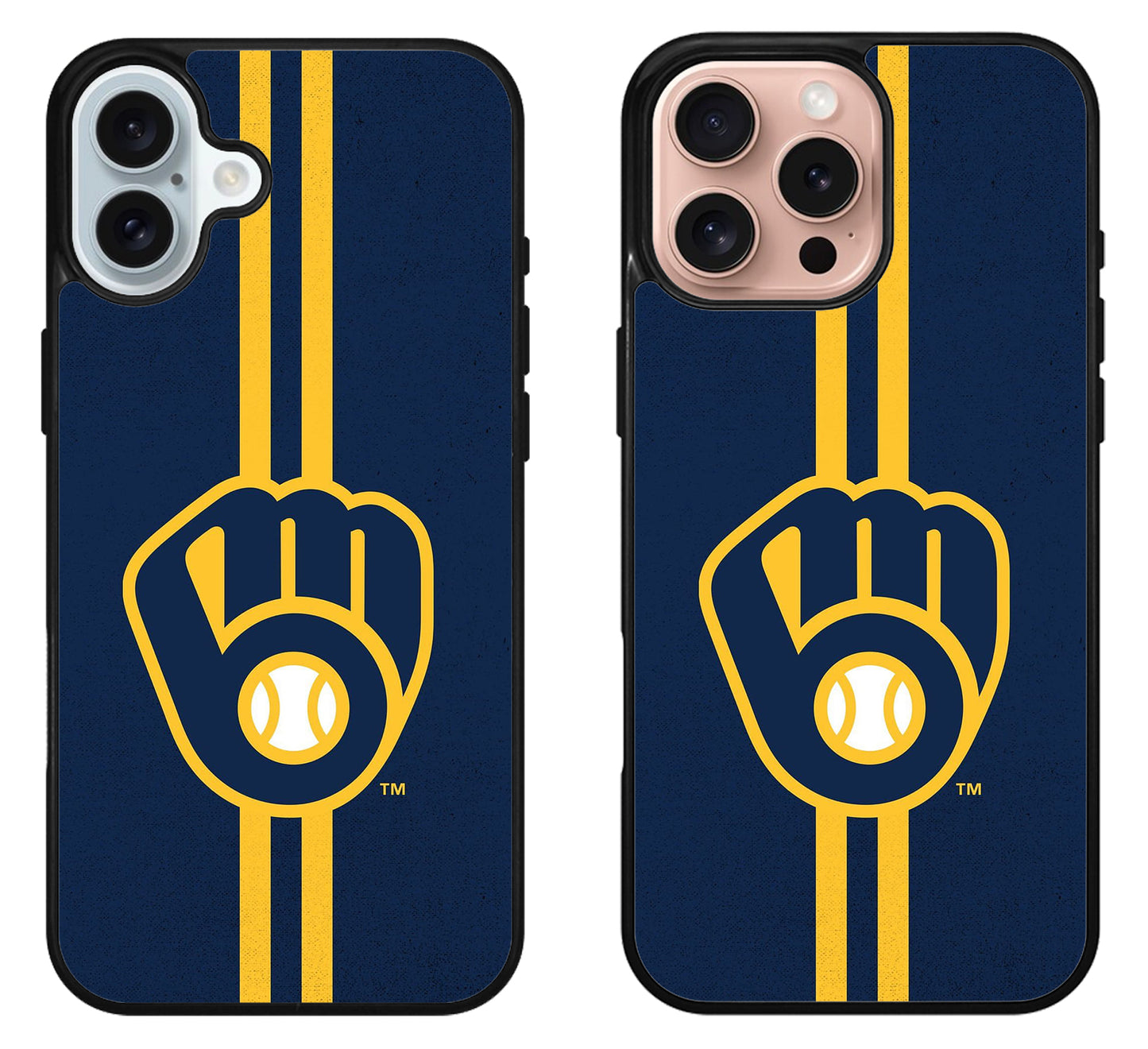 Milwaukee Brewers Stripe iPhone 16 | 16 Plus | 16 Pro | 16 Pro Max Case