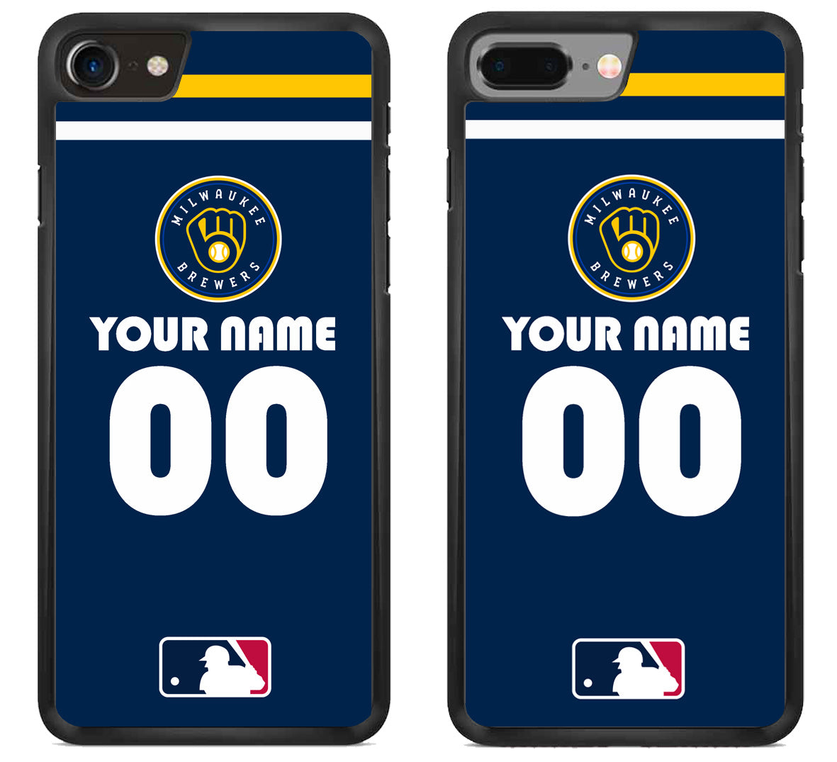 Custom Personalized Milwaukee Brewers MLB iPhone 8 | 8 Plus Case