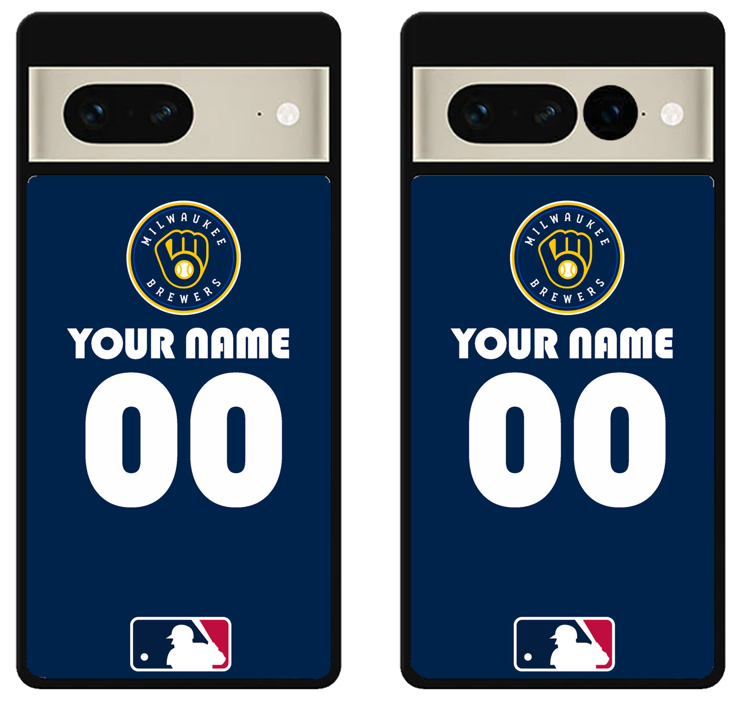 Custom Personalized Milwaukee Brewers MLB Google Pixel 7 | 7 Pro Case