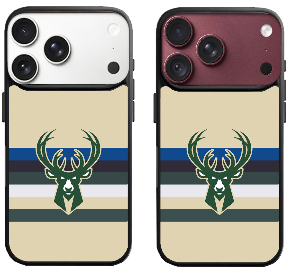 Milwaukee Bucks Stripe iPhone 18 Pro | 18 Pro Max Case