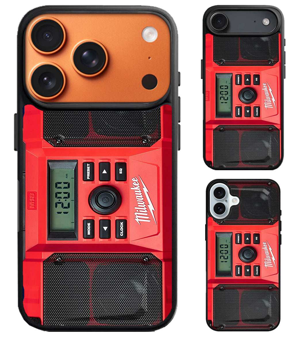 Milwaukee M18 Jobsite iPhone Air | iPhone 17 | 17 Pro | 17 Pro Max Case