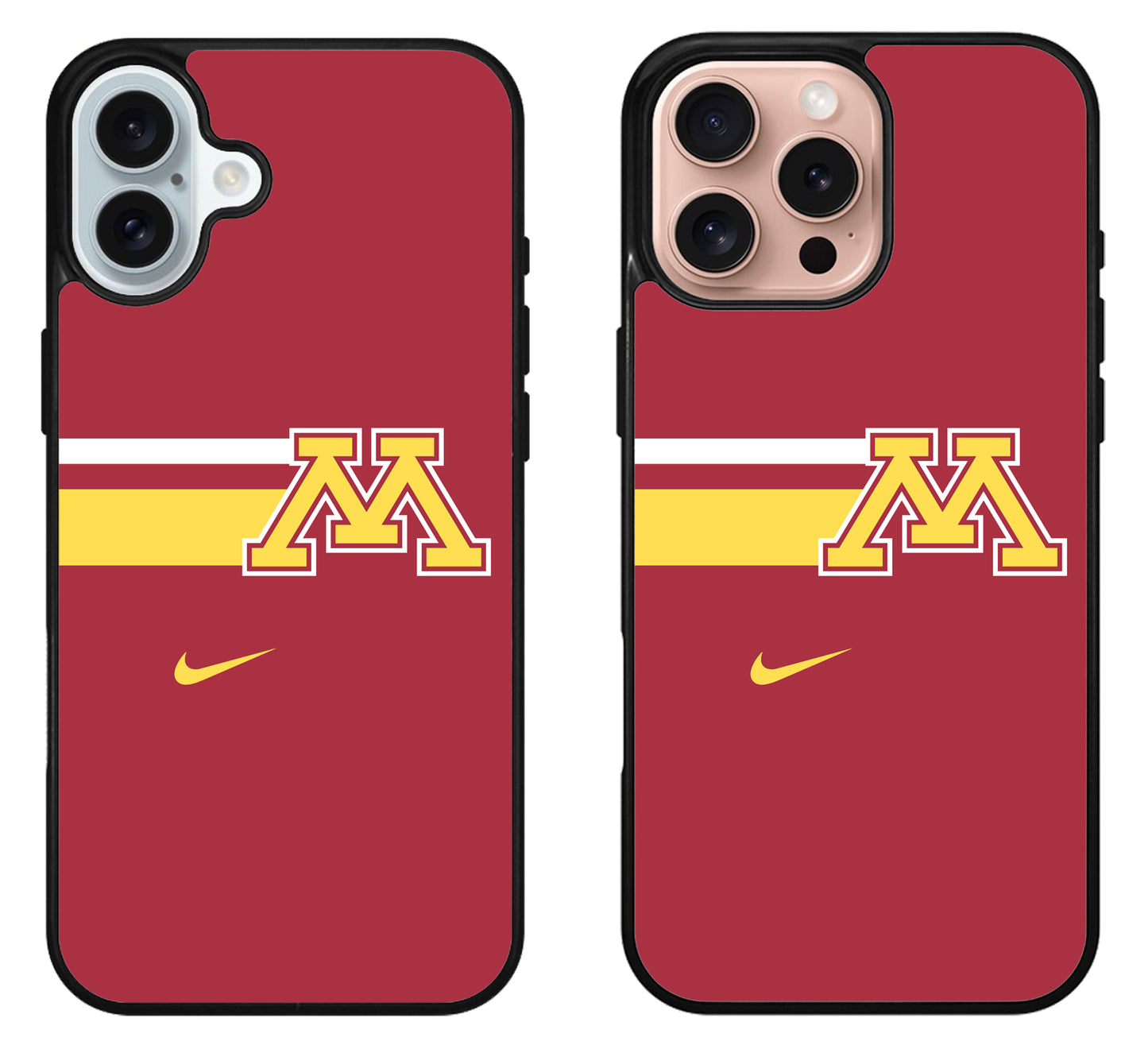 Minnesota Golden Gophers Stripe iPhone 16 | 16 Plus | 16 Pro | 16 Pro Max Case