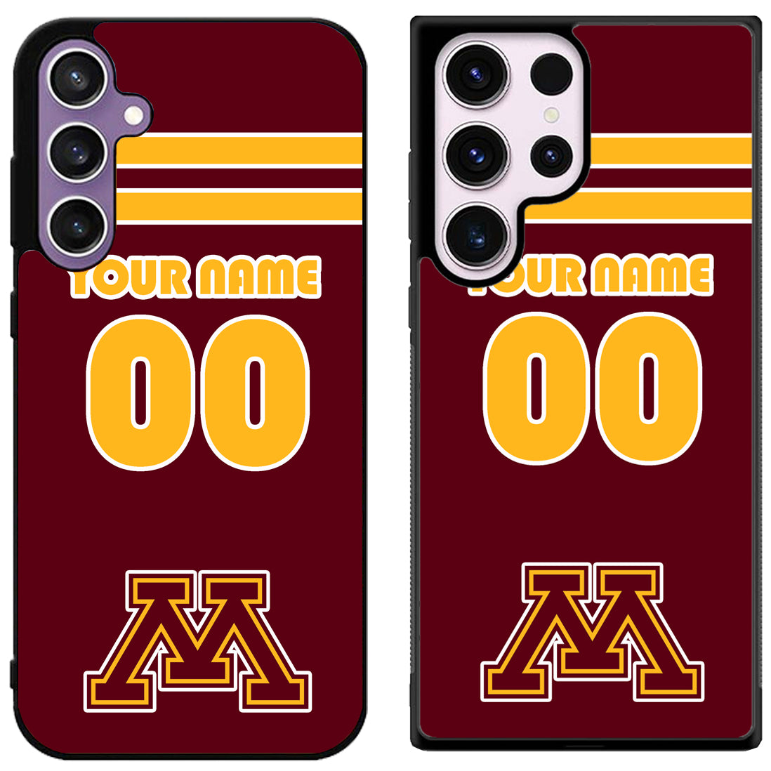 Custom Personalized Minnesota Golden Gophers Samsung Galaxy S24 | S24+ | S24 Ultra Case
