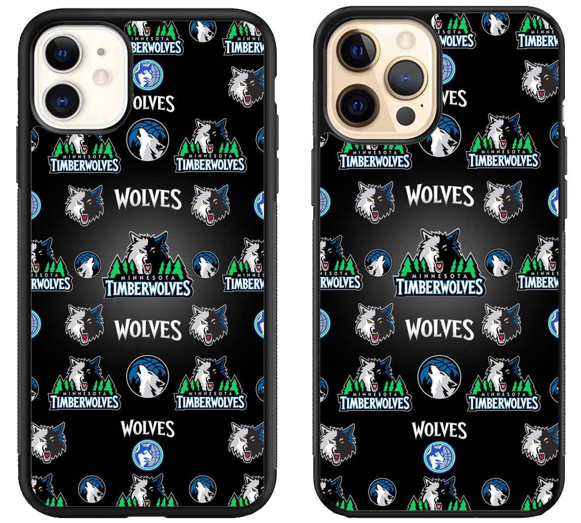 Minnesota Timberwolves Collage iPhone 12 | 12 Mini | 12 Pro | 12 Pro Max Case