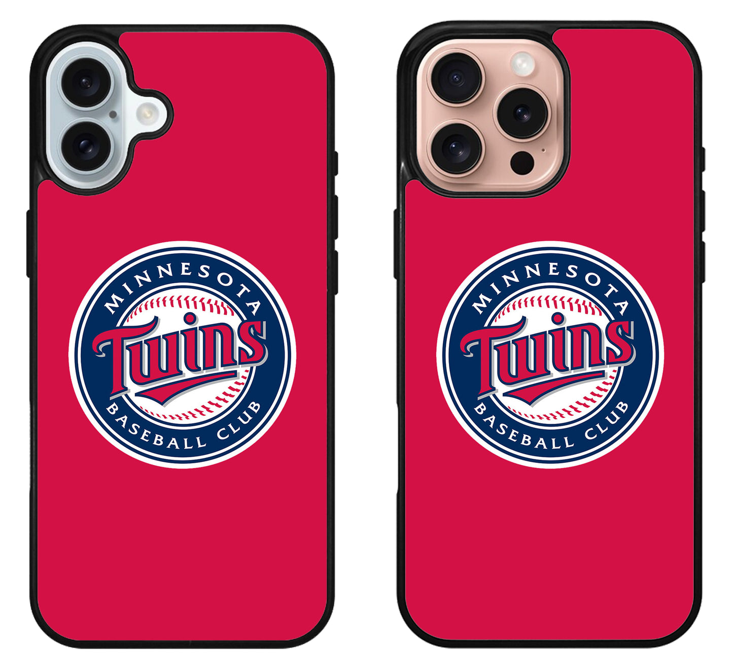 Minnesota Twins Baseball Logo Red iPhone 16 | 16 Plus | 16 Pro | 16 Pro Max Case