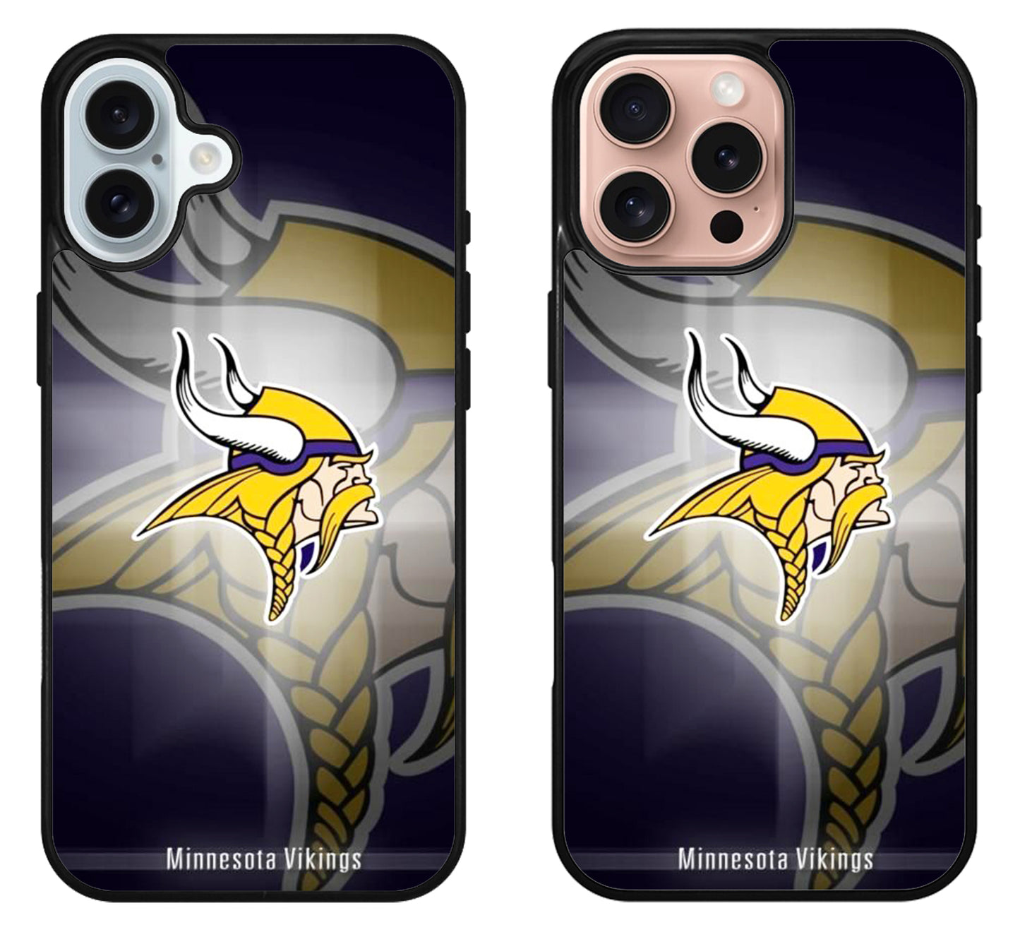 Minnesota Vikings Background iPhone 16 | 16 Plus | 16 Pro | 16 Pro Max Case