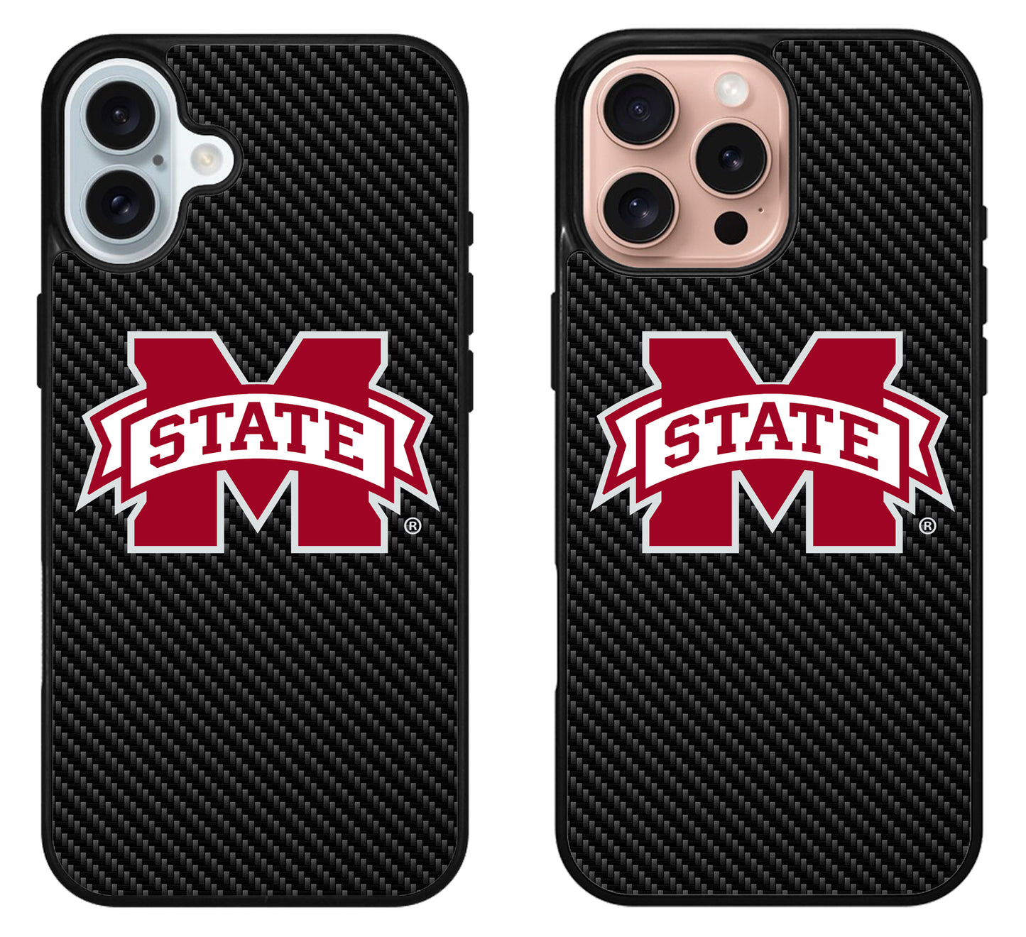 Mississippi State Bulldogs Carbon iPhone 16 | 16 Plus | 16 Pro | 16 Pro Max Case