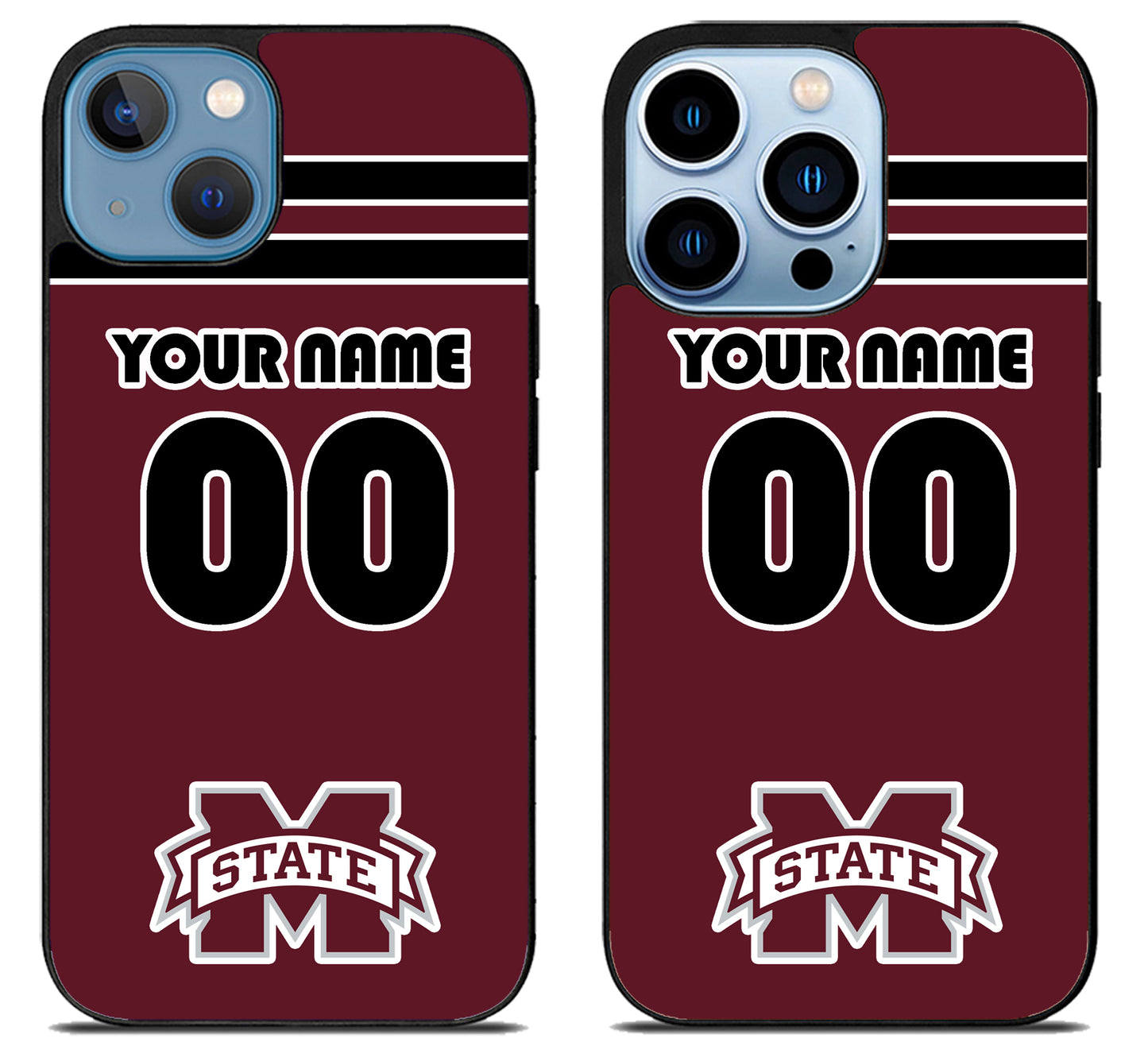 Custom Personalized Mississippi State Bulldogs iPhone 13 | 13 Mini | 13 Pro | 13 Pro Max Case