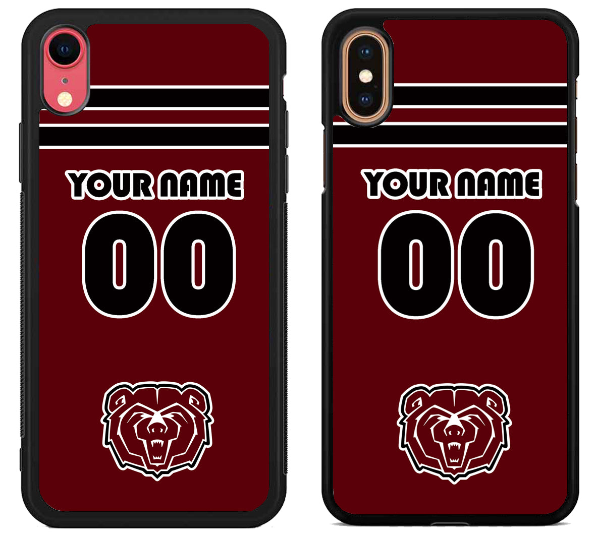 Custom Personalized Missouri State Bears iPhone X | Xs | Xr | Xs Max Case