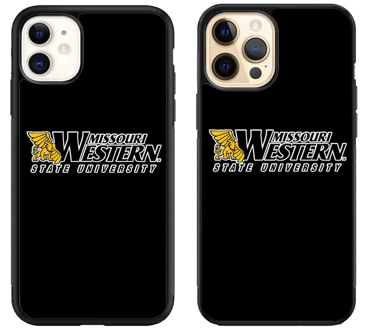 Missouri Western State University Black iPhone 12 | 12 Mini | 12 Pro | 12 Pro Max Case