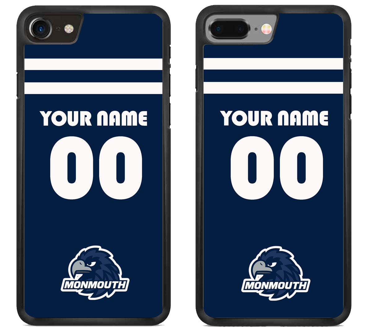 Custom Personalized Monmouth Hawks iPhone 8 | 8 Plus Case