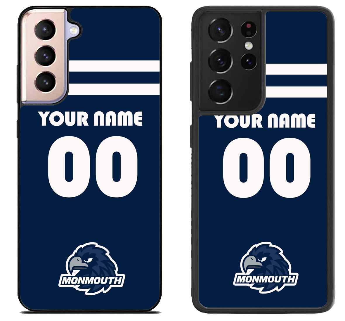 Custom Personalized Monmouth Hawks Samsung Galaxy S21 | S21 FE | S21+ | S21 Ultra Case