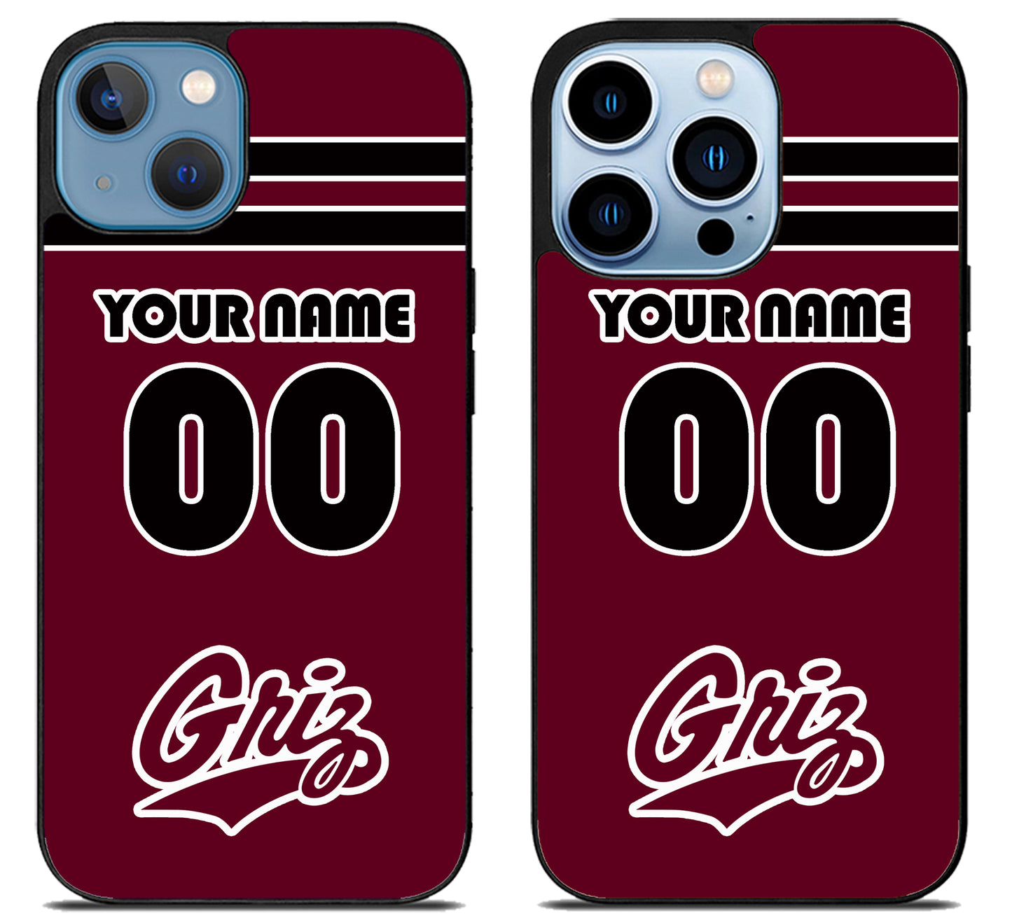 Custom Personalized Montana Grizzlies iPhone 13 | 13 Mini | 13 Pro | 13 Pro Max Case