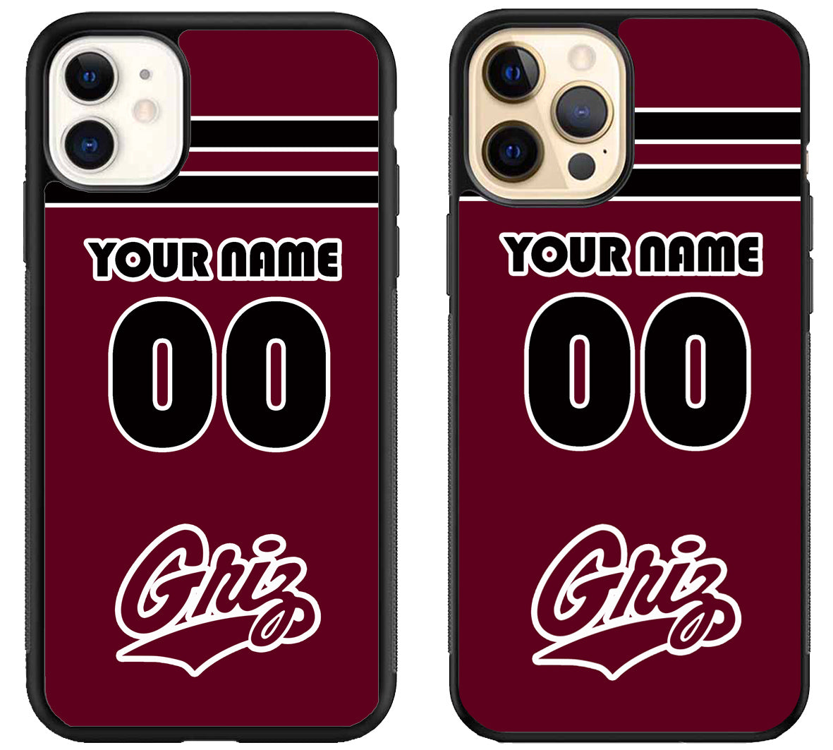Custom Personalized Montana Grizzlies iPhone 12 | 12 Mini | 12 Pro | 12 Pro Max Case