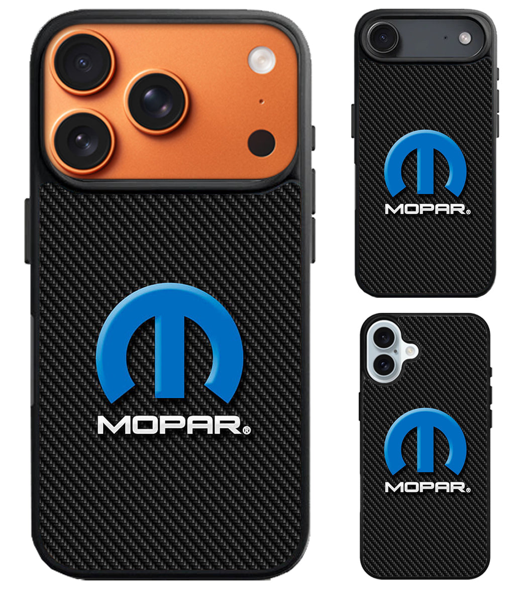 Mopar Logo Carbon iPhone Air | iPhone 17 | 17 Pro | 17 Pro Max Case