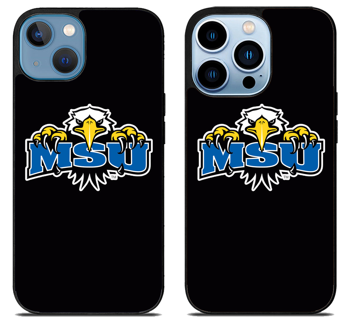 Morehead State Eagles Black iPhone 13 | 13 Mini | 13 Pro | 13 Pro Max Case