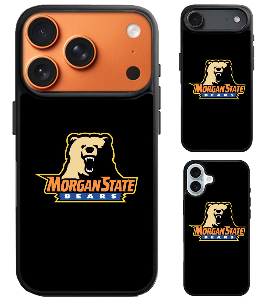 Morgan State Bears Black iPhone Air | iPhone 17 | 17 Pro | 17 Pro Max Case