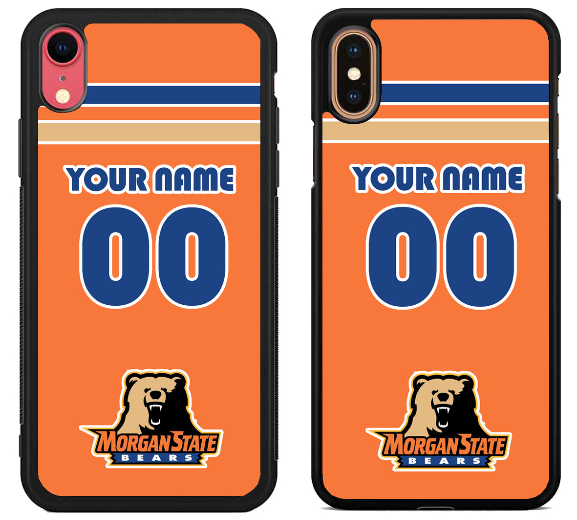 Custom Personalized Morgan State Bears iPhone X | Xs | Xr | Xs Max Case