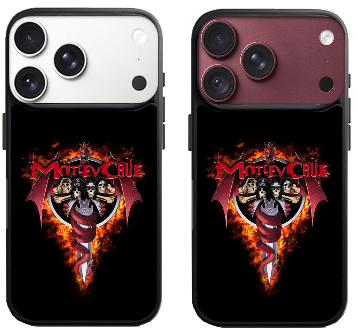 Motley Crue Logo Wallpaper iPhone 18 Pro | 18 Pro Max Case