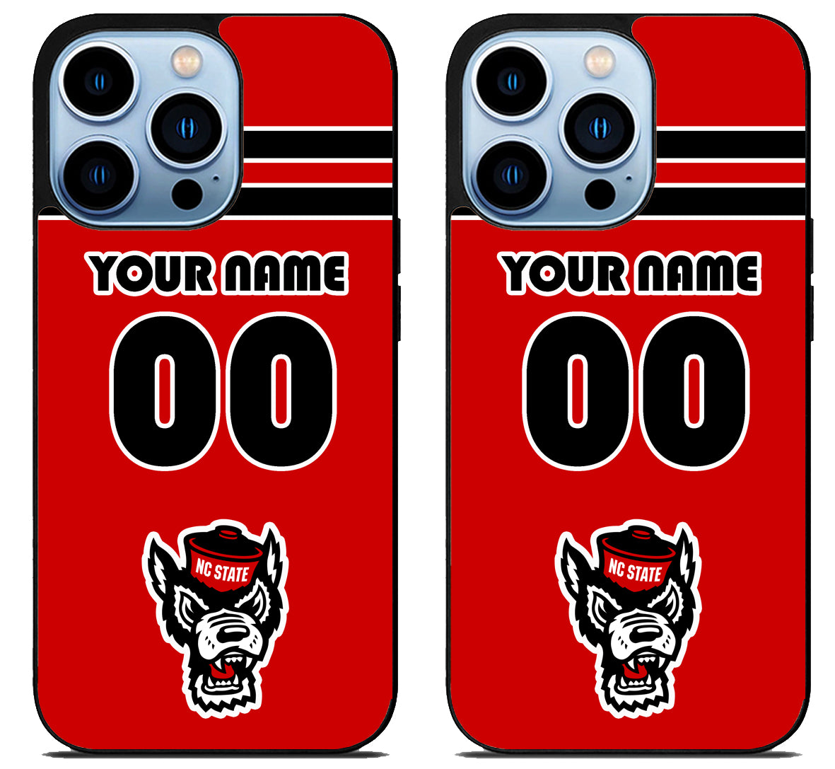 Custom Personalized NC State Wolfpack iPhone 15 Pro | iPhone 15 Pro Max Case