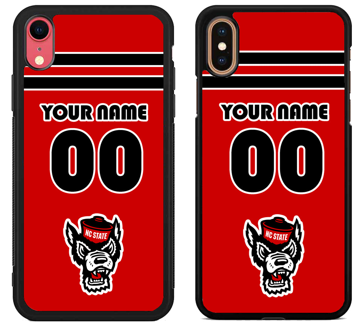 Custom Personalized NC State Wolfpack iPhone X | Xs | Xr | Xs Max Case
