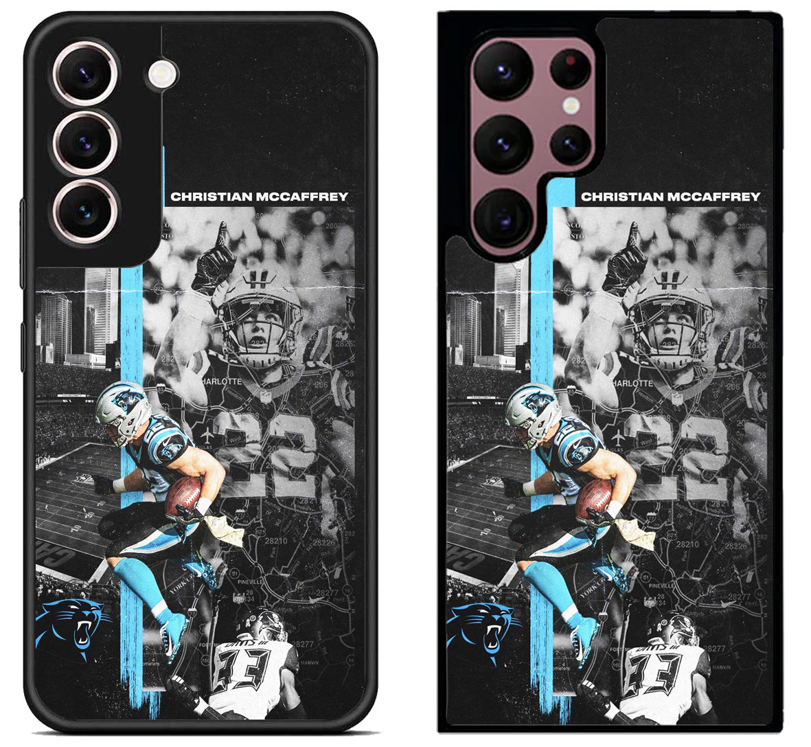 NFL Christian McCafrey Black Samsung Galaxy S22 | S22+ | S22 Ultra Case