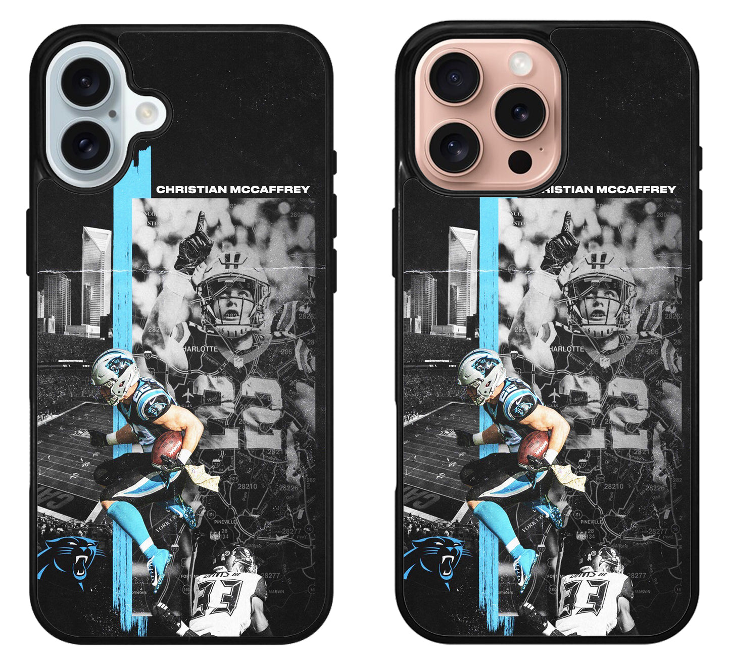 NFL Christian McCafrey Black iPhone 16 | 16 Plus | 16 Pro | 16 Pro Max Case