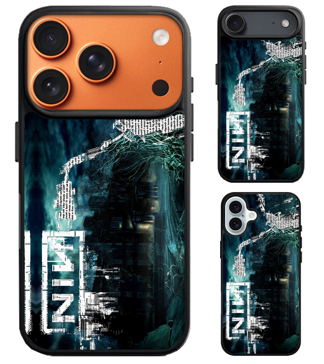 NIN nine inch nails Background iPhone Air | iPhone 17 | 17 Pro | 17 Pro Max Case