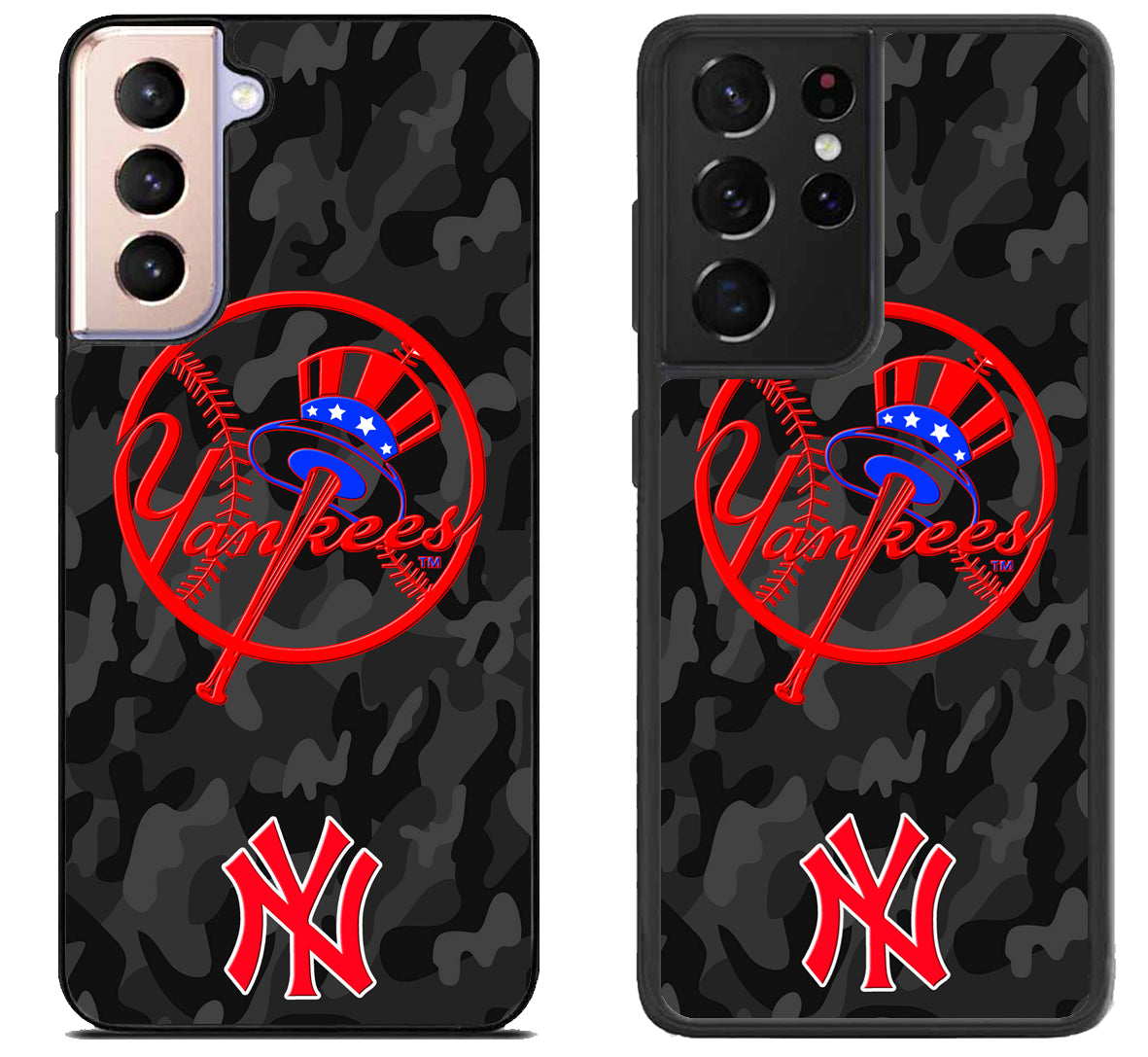 NY Yankees Camo Samsung Galaxy S21 | S21 FE | S21+ | S21 Ultra Case