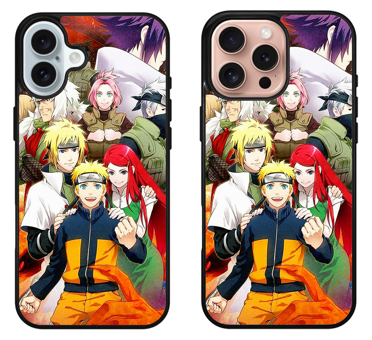 Naruto and Family iPhone 16 | 16 Plus | 16 Pro | 16 Pro Max Case