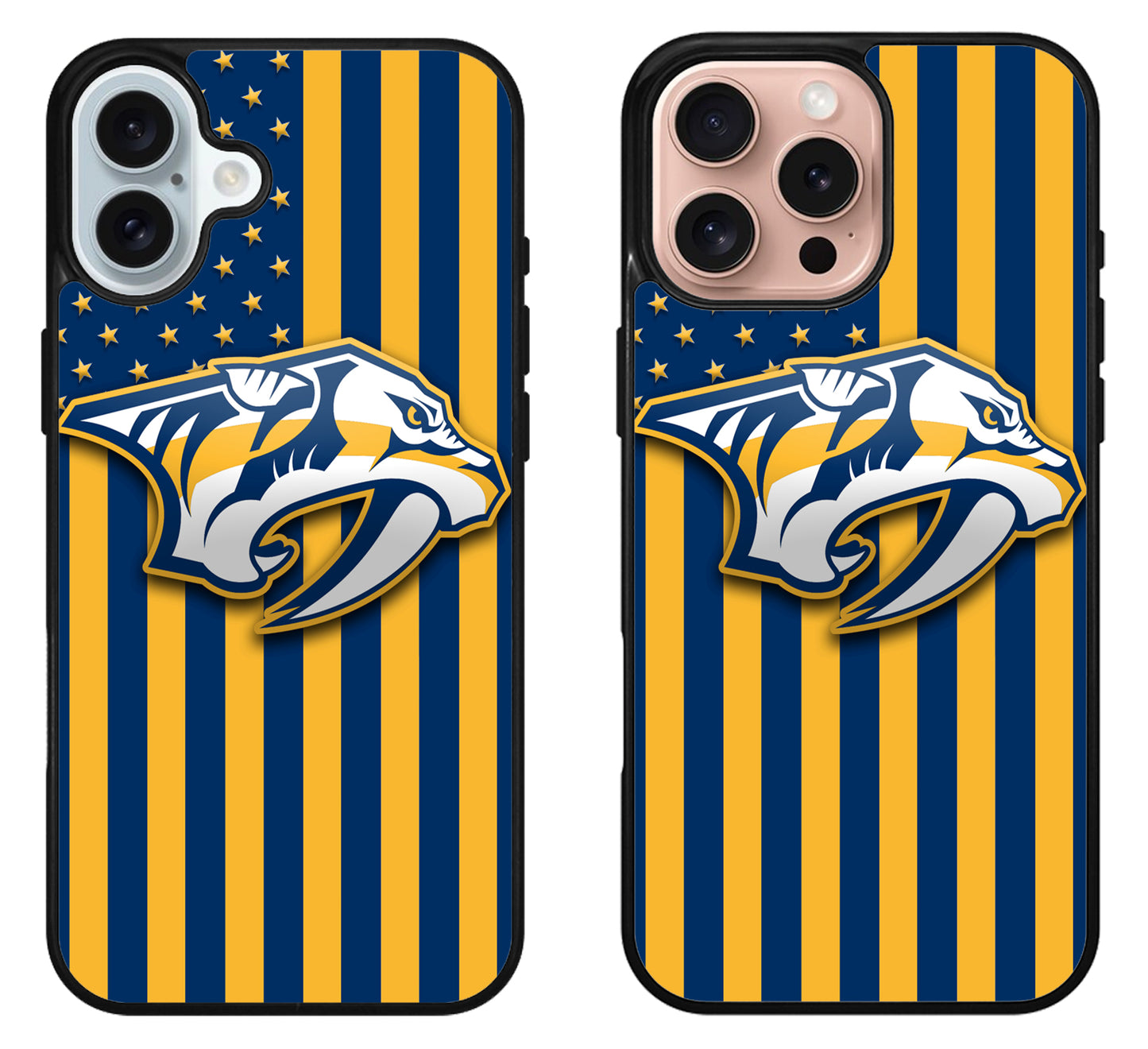 Nashville Predators Logo Flag iPhone 16 | 16 Plus | 16 Pro | 16 Pro Max Case